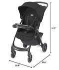 Chicc   Mini Bravo Plus Lightweight Stroller - Storm   Black