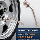 Truck Tire Valve Stems  Tr545d Stem Extension Fit For 22 5in Silver 