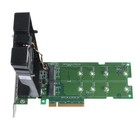 Dell Ntrcy 2x Ngff M 2 Nvme To Pcie X8 Ultra-speed Storage Adapter Card