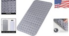 28x15 Grey Anti-slip Bath Mat For Tub - Soft  Comfortable  And Machine Washable