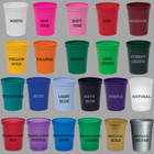 Personalized Smooth Squat Stadium 16 Oz Cup Printed With Your Logo - 100 Qty