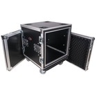 Prox T-10rsp Ata Flight Case For Amp Rack Mount With 10u Space 20  Depth casters