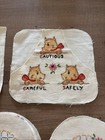 Vintage Appliqu   Hanging Potholders Art Deco Dog Embroidered Craft Project Sewng