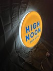 High Noon Led Light Sign Sun Sips Vodka Seltzer Bar Man Cave With Small Scratch