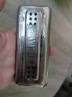  Antique Vtg Germany Hohner Olympia Double Side Tremolo Harmonica G And C