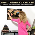  Scratch Off World Map Poster And Detailed United States Map  Includes Black