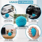 Fuzz Ball Flower Power Wonder Waves Squishy Stress Ball Fidget Toy Nib