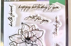 Wild Columbine Flower Clear Stamp Set By Hero Arts Cm674 New 