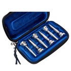 Protec Bm214 Trumpet Mouthpiece Case - Micro Zip  6-piece Black