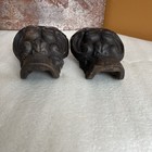 Ornate Antique Vintage Cast Iron Stove Tub Foot Leg Architectural Salvage Set 2