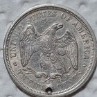 1875 S Twenty Cent Piece 20c Silver Type Coin High Grade Au - Unc Details  92020