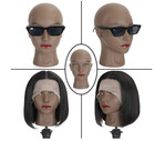 Bald Female Mannequin Head Makeup Training Head Cosmetology Head For Wig Making