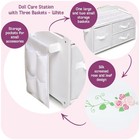 Doll Care Station With Three Baskets And Pocket Organizer For 18 To 20-inch D   