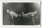 Rare Vintage Photo Young Attractive Women Funny Wild Unusual Weird Odd Pose