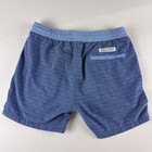 Fair Harbor Youth Swim Shorts Medium Blue Lined Bayberry Trunks Blue Waves