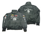 Adults Vintage Jack daniels Racing Embroidery Cotton Twill Padded  Racing Jacket