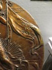 Rare Wwi Medal Plaque - Glory To The Heroes That Died For Patria  Marianne Altar