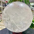 10 58lb White Crystal Transparent Quartz Crystal Ball Reiki Repair