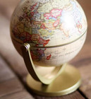 World Globe Earth Map Rotating Geography Ocean Classroom Learning Desktop 6