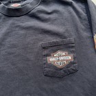 Rare Vintage Flame Harley Davidson Long Sleeve 2007 Size Large Made In The Usa