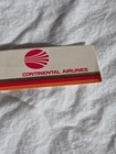 New Nos Vintage Continental Airlines Bag Luggage Tag