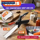 2 In 1 Kitchen Scissors For Food With Cutting Board  Safety Lock