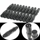 10 20 Pair Xlr Dmx 3 Pin Male female Snake Plug Audio Microphone Cable Connector