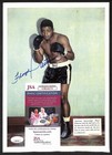 Floyd Patterson Signed autographed Color Magazine Page Boxing Jsa 210706