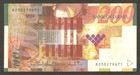 Israel 200 New Sheqalim Zalman Shazar P-62c 2006 Vf