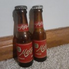 Vintage Metz Jubilee Beer Bottle Salt   Pepper Shakers Mini Bottles