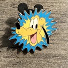 Disney Parks 2010 Collection Blue Starburst Splash  set Of 2  Goofy   Pluto Pins