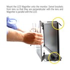 Kantek Maxview Lcd Monitor Magnifier For 24-inch Widescreen Monitors  measured
