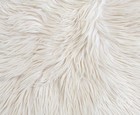 Genuine Long Hair Goatskin Rug Natural Fur Hide Shag Boho Farmhouse Decor