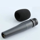 Sm57 Windscreen Mic Foam Replacement For Sm57 Vocal Microphone Pop Filter Black