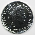2013 Great Britain Britannia Bust Silver 2 Pounds 1 Oz  999 Fine Silver 