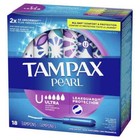 Tampax Pearl Tampons With Leakguard Braid Ultra Absorbency 18 Ct Lot Of 6