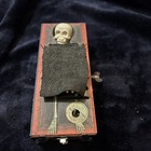 Ever Last Coffin Coin Bank  Windup Skeleton In Spanish Tested Works Vintage