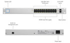 Ubiquiti Networks Unifi Us-24-500w 24 Port Poe Managed Switch