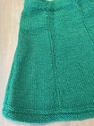 Vintage 1970s Crocheted Green Girls Skirt   Top Size 6 7 Ladybug 
