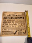 Glenn Miller Aug 1941 Flyer poster 7  X 7  Advertising Show Ac Steel Pier Cpics