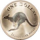 1998 Australia  1 1 Oz Silver Kangaroo - Proof-like Brilliant Uncirculated 