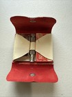 Vintage Women   s Razor Set With 3 Blades     Compact Travel Case Gold Car Design