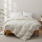 Hotel Cozy Fluffy Oversized Down Duvet Insert  King Or Queen Bed Blanket