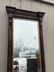 66659  Victorian Eastlake Pier Mirror With Marble Shelf  Walnut Wood