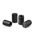 12pcs Black Car Tire Tyre Wheel Air Port Dust Cover Ventil Rim Valve Stem Caps