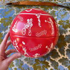 1999  Tootsie Roll Pop Series  1 Red Wrapper Candy Tin Round Ball Sealed Usa