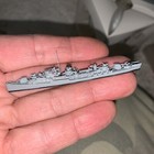 German Battleship Navis Neptune 1353   1365 Ww1 Waterline Ship 1 1250 Scale