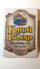 Kaua i Island Brewing Co  Beer Coaster Port Allen  Kaua i Hawaii Also A Postcard