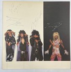 Motley Crue Signed Theatre Of Pain Promo Record By All 4 Nikki Tommy Vince Mick