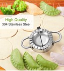 Dumpling Maker - Dumpling Press stainless Steel Empanada Press pie Ravioli Du   
